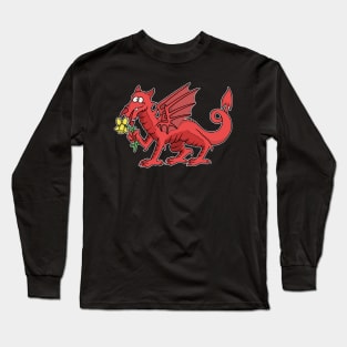 Welsh Dragon Long Sleeve T-Shirt